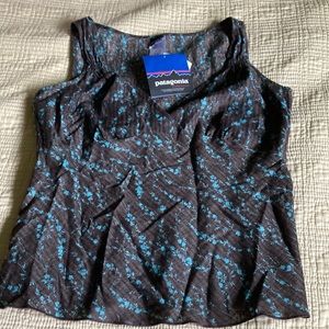 Patagonia Floral Tank Top, Hemptons, High-back Tank Top